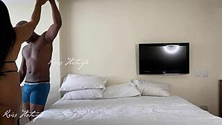 Brunette Wife Sucked by Boss Until Orgasm, Then Fucked by Monster Cock