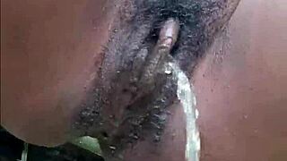 Ebony Girl Public Pissing