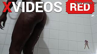 real amateur sexy black legs shower butt naked with long beautiful legs
