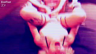 My Dirty VHS Diary: Marilou and Diosa Playing with Bondage and Heels to Orgasm