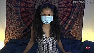 She Took Off Her Mask To Lick Cock?