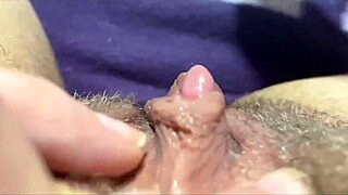 Huge Clitoris Rubbing Leads to Intense Jerking Orgasm