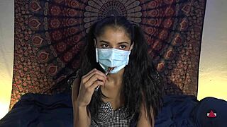 She Took Off Her Mask To Lick Cock?