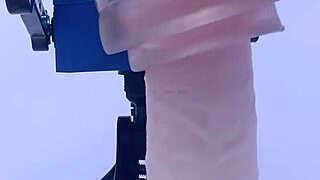 RUBJOY USING FLESHLIGHTS ON STUNT COCK WITH VIBRATING TONGUE