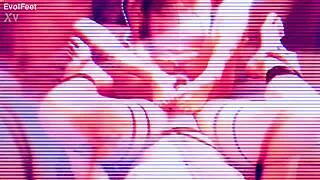 My Dirty VHS Diary: Marilou and Diosa Playing with Bondage and Heels to Orgasm