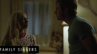 Hot Blondie Overcomes Breakup By Fucking Her Stepbrother