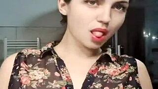 Girls have fun with voodoo doll, one slides up in pussy