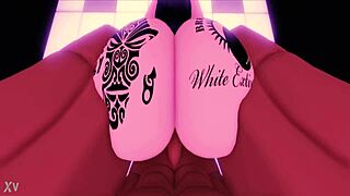 intense passion with sexy latina prevents reaching the bedroom.