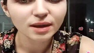 Girls have fun with voodoo doll, one slides up in pussy