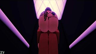 intense passion with sexy latina prevents reaching the bedroom.