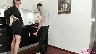 Plumber Rough Fucks Sexy Housewife