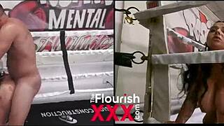 payton preslee and danny mountain get wild in bondage. her ass and tits bound while squirting on cock.