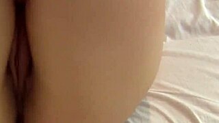 she's naked teasing you till you cum on her big nerdy glasses