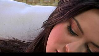 I massage my tight pussy to orgasm, close up