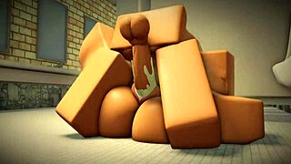 fan gets pounded in bathroom