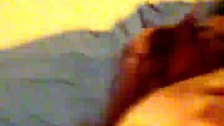 Girl bent over and fucked hard doggystyle by dude with dick sleeve