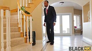 Cute Teen Sucks Huge Cock to Impress Rude Stepmom