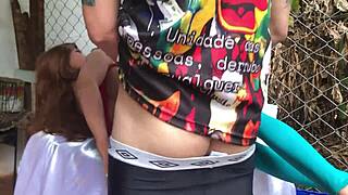 Lied For Ass, Gets Outdoor Anal Arm Fuck With Doll