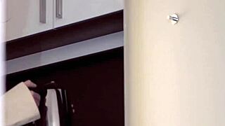 Teen Stuffs Fur Pie With Dildos