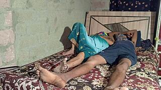 Desi village bhabhi's first time group sex with husband in domination