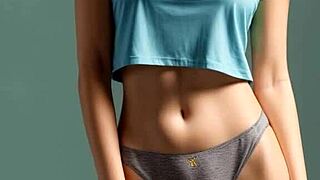 Blindfolded Russian Lingerie Models In Underwear And Panties