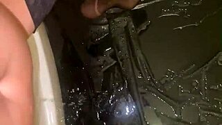 Curvy European Wife Flashes Pantyhose in Public, Pissing Outside for Thrills