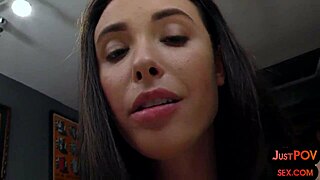 Amateur anal slut gets closeup assfucked in pov after sucking cock.