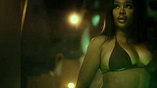 Ebony celebrity SZA inspires a sexy jerk off contest