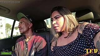 Victoria dias and rob carvalho in street mess