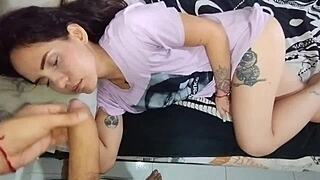 Sexo Diario Con Chica De Cuarto Termina En Mamada De Polla Y Follada Al Estilo Vaquerita