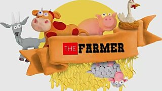 Mysterious Beauty Sucks and Fucks the Farmer's Cock in Doggy Style.