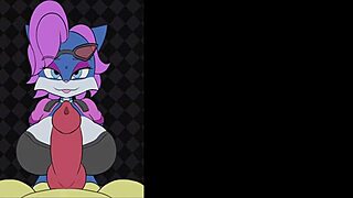 big tits banging in group furry action!