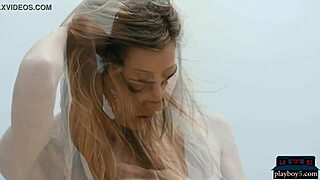 does francy torino's petite body look hot stripping outdoors?