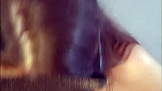 Beautiful Latina with big tits and curvy ass gives an intense blowjob in this homemade video