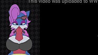 big tits banging in group furry action!