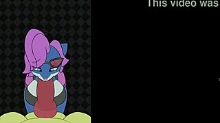 big tits banging in group furry action!