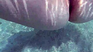 Mature Whore's Tight Pussy Creampied Underwater