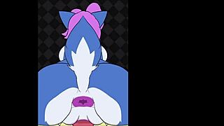 big tits banging in group furry action!