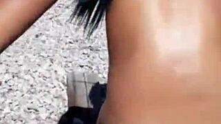 A fisherman discovers a runaway stripper and gives her a golden shower