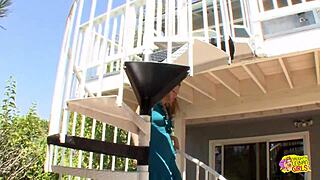 Older lesbian has passionate fun with younger beauty