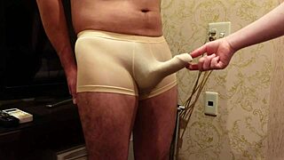 Femdom Slaps Weak Cock to Cumshot