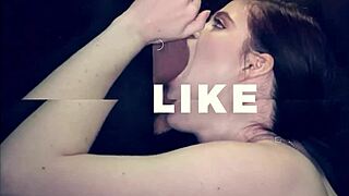 big busty milf covers mouth in cum