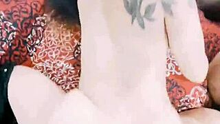 Asian swinger takes monster cock