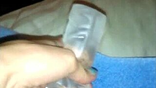 Wife Hayley using big dildo pt1