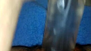 Wife Hayley using big dildo pt1