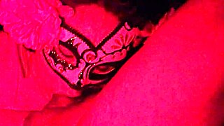 Masked Redhead Latina Sucking Big Cock In Homemade Amateur Scene