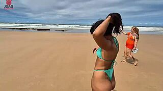 Nudist Beach Adventure Turns Into Wild Brazilian Orgy?