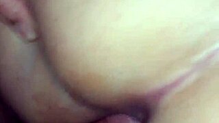 Fucking my wife's big fat ass in anal sex with detailed close-ups.