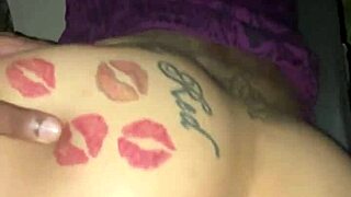 Lightskin ebony step-sister waits outside for boyfriend