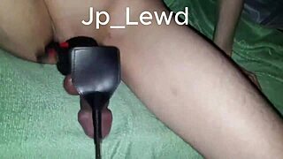 cbt whip machine action in part 2 with jp lewd